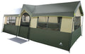 Tente cabine Ozark Trail Hazel Creek pour 12 personnes, 3 chambres, verte